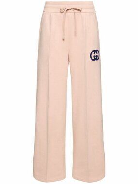 NWT GUCCI Light Felted Cotton Jersey Joggers Sz L 100% Authentic